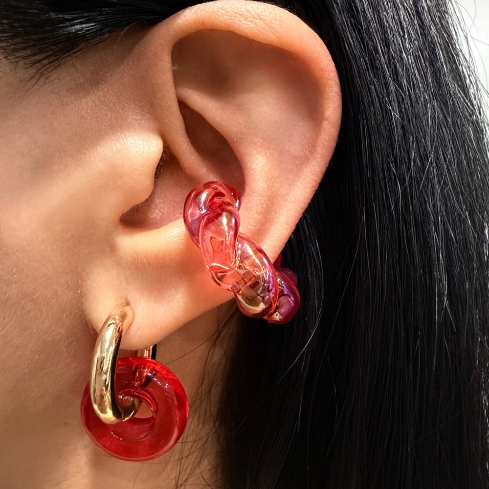 Lifesaver candy earrings 🍬